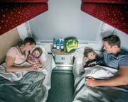 Der Nightjet bietet verschiedene Reisemöglichkeiten an: unter anderem Familienabteile oder Deluxe-Schlafwagen mit eigenem Badezimmer. (Bild: PD)