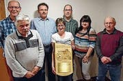 Die Oberegger Zimmerschützen führten die Sektionsrangliste an und können den neuen Wanderpreis erstmals mitnehmen. (Bild: pd)