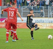 Eine Leistungssteigerung nach der Pause brachte Kagan Söylemezgiller und dem FC Wil den ersten Auswärtssieg seit Ende Oktober. (Bild: Gianluca Lombardi)