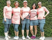 Die Damenmannschaft 30+ des Tennisclubs Balgach verpasste den Aufstieg in die Nationalliga C nur ganz knapp. (Bild: pd)
