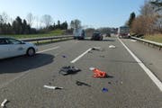 Beim Unfall auf der A1 entstand Sachschaden in der Höhe von rund 53'000 Franken.