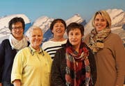 Mitglieder der Arbeitsgruppe: Monika Rutz, Alters- und Pflegeheim Wier in Ebnat-Kappel, Ruth Herzog, Alters- und Pflegeheim Risi in Wattwil, Trudi Fischer, Spitex Mittleres Toggenburg, Brigitte Brändle, Spitex BuGaMo, und Michaela Signer, Hausärztin in Ebnat-Kappel. (Bild: PD)