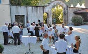 Die zahlreich angereisten Gäste aus der ganzen Region genossen den Abend auf Schloss Heerbrugg in vollen Zügen.