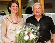 Carla Tiefenauer übernahm das Präsidium des KTV Oberriet von Reinhold Lüchinger, der nach sieben Jahren zurücktrat. (Bild: pd)