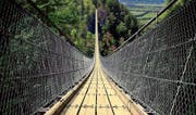 Am kommenden Sonntag entscheidet sich, ob zwischen Grub AR und Grub SG eine Hängebrücke gebaut wird. (Bild: Nils Vollmar)
