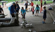 Wenig Würfe – und alle Büchsen sind getroffen. (Bild: Rösli Zeller)