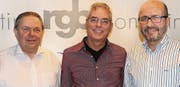 Führen als gleichberechtigte Partner die RGB Consulting: Reto Gnägi, Markus Riz und Edwin Bigger (v.l.) (Bild: pd)