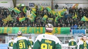 Hier jubeln die Thurgau-Fans: Ab heute haben auch die Gästefans wieder eine gute Sicht aufs Spielfeld. (Bild: MARIO GACCIOLI/Symbol)