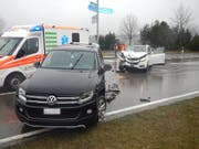 Beim Unfall in Märstetten entstand ein Sachschaden von 25'000 Franken. (Bild: Kapo TG)
