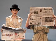 «9 Volt Nelly», bestehend aus Jane Mumford und Lea Whitcher, sucht nach Aufträgen. Wäre die Billag ein Kunde? (Bild: Caro Gammenthaler)
