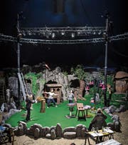 Schauspieler proben für die Premiere am Samstag, 17. März. (Bild: Benjamin Manser)
