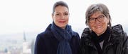 Mit Yvonne Lamorte (l.) und Heidi Gsell mussten zwei sehr engagierte Frauen verabschiedet werden. (Bild: ak)