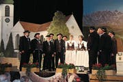 Die Stadtjodler boten im Fürstenlandsaal ein breites Liederprogramm. (Bild: Manuela Bruhin)