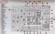 Der St. Galler Klosterplan. (Bild: Hanspeter Schiess)