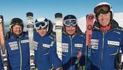 Bruno Meier und Roland Nef, beide Skiclub Bühler, Leo Manser, Skiclub Oberegg und Hansruedi Laich, Skiclub Trogen (Bild: PD)