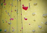 Die Kletterwand, an welcher der Mann abrutschte. (Bild: stapo)