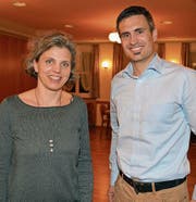 Yvonne Tinner und Lukas Fust organisierten den Anlass. Beide gehören seit Jahren dem OK von Kirchberg bewegt an. (Bilder: Beat Lanzendorfer)