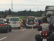 Kein Unfall, sondern ein Notfall-Einsatz: Blick auf den Schauplatz des Geschehens. (Bild: Leserbild)