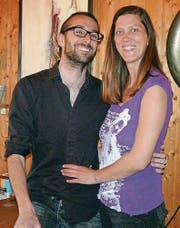 Wandern aus: Andrea Reinwald und Manuel Kuster. (Bild: pd)