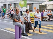 Strassenfest in Gossau. Einweihung des neuen Gossauer Stadtkerns. (Bild: Coralie Wenger (Coralie Wenger))