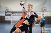 Liga-Topscorer Lucius Graf und seine Teamkameraden machen Gossau zu einer Handballstadt. (Bild: Benjamin Manser)