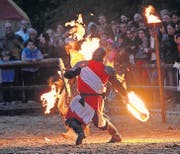 In zwei Jahren werden auf der Reitwiese wiederum spektakuläre Feuerkämpfe zu sehen sein. (Bild: Markus Eberl)