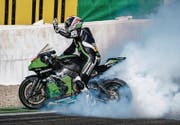 Roman Stamm nach seinem letzten IDM-Rennen auf dem Hockenheimring. (Bild: Sportfoto Wiessmann (Hockenheimring, 25. September 2016))