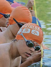 Startbereit: Am 21. August werden 350 Triathleten zum 24. Rhyathlon erwartet. (Bild: Archiv/pd)