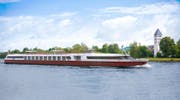 Die "Excellence Pearl", das neue Schiff der Flussflotte des Reisebüros Mittelthurgau, wird im Mai 2017 vom Stapel gelassen. (Bild: pd)
