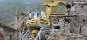Stabil, kräftig: Ein Bagger in Aktion. (Bild: pd)