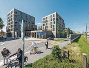 Gutes Bauen Ostschweiz, Strassenbau als Städtebau in Arbon am Beispiel der neuen Kantonsstrasse im Zentrum, u.a. zur Entlastung der Altstadt. (Bild: Hanspeter Schiess)