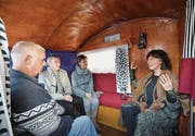Im Erzähltheater «Rosis Wirbelwind» werden ab heute wieder Märchen erzählt – in kultigen Wohnwägeli. (Bild: Ralph Ribi (20. April 2016))
