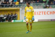 Daniel Lopar hat seinen Platz im Tor des FC St.Gallen verloren. (Bild: Daniela Frutiger/feshfocus (Daniela Frutiger))