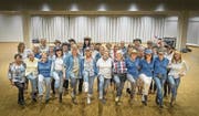 Tanzen ohne Partner, dafür mit der Gruppe. Jeden Donnerstag treffen sich die Mitglieder des Line-Dance-Vereins in Wittenbach. (Bild: Michel Canonica)