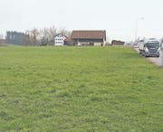 Auf dieser Parzelle im Gebiet Hirzen in Niederuzwil entsteht die neue Werkstatt. (Bild: Philipp Stutz)