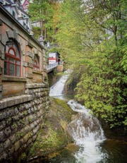 Quartierbewohner befürchten, dass dereinst nur noch ein «Rinnsal» durch die Mülenenschlucht fliessen wird. (Bild: Urs Bucher)