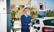 Die neue DISKONT-Tankstelle befindet sich an der Bundesstrasse 6 in Koblach, am Parkplatz des Lebensmittelhändlers Hofer. (Bild: FE-Trading)