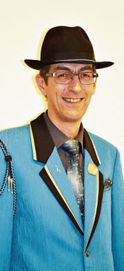 Werner Lusti in der schmucken Uniform seines Stammvereins, der Musikgesellschaft Ennetbühl. (Bild: PD)