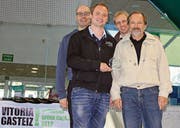 Podestplatz in Spanien: CC Uzwil mit Jean-Nicolas Longchamp und Roman Ruch (hinten von links) sowie Manuel und Romano Ruch (vorne von links). (Bild: zVg)