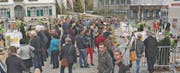 Die Besucherinnen und Besucher kamen in Scharen: Die Landschaftsgärtner hatten mit ihrer Aufgabe alle Hände voll zu tun und mussten am Schluss in die Verlängerung. (Bilder: Kurt Latzer)