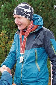 Gratulationen gibt es für Nina Zoller. Sie hat an den Schweizer Meisterschaften Silber gewonnen. (Bild: PD)
