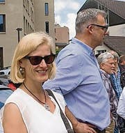 Gewerbler-Präsident Marcel Kuhn und Gattin Jennifer. (Bilder: Beat Schiltknecht/Imagevideo)