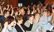 Bei den Abstimmungen über die Jahresrechnung 2017 und das Budget 2018 der OMR herrschte Einstimmigkeit. (Bild: Remo Zollinger)