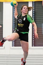 Nicole Fässler brachte den Ball mehrfach auf das Tor. (Bild: PD)
