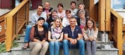Die Schauspielerinnen und Schauspieler verbrachten ein Wochenende in Langenegg. (Bild: pd)