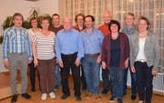 Der Bazenheider Pfarreirat, von links: Pfarrer Albin Rutz, Präsidentin Agnes Wohlgensinger, Nicole Ott, Roman Helg, Hans Hungerbühler, Eva-Maria Föllmer-Müller, Philipp Rütsche, Karl-Jürgen Müller, Katechetin Monika Oberholzer, Doris Scherrer und Rita Gmür. (Bild: Beat Lanzendorfer)