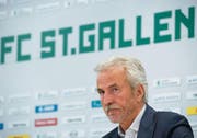 Der 65-jährige Dölf Früh legt aus gesundheitlichen Gründen das Präsidentenamt des FC St. Gallen nieder. (Bild: Urs Bucher)