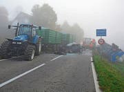 Beim Unfall ist ein Sachschaden von mehreren zehntausend Franken entstanden. (Bild: Kapo TG)