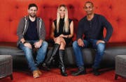 Die iGroove-Gründer: (Von links) Moris Marchionna, Géraldine Allemann, Dennis Hausammann. (Bilder: pd)