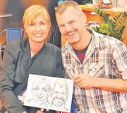 Fanden sich gut getroffen: Gaby und Jürgen aus Kriessern.